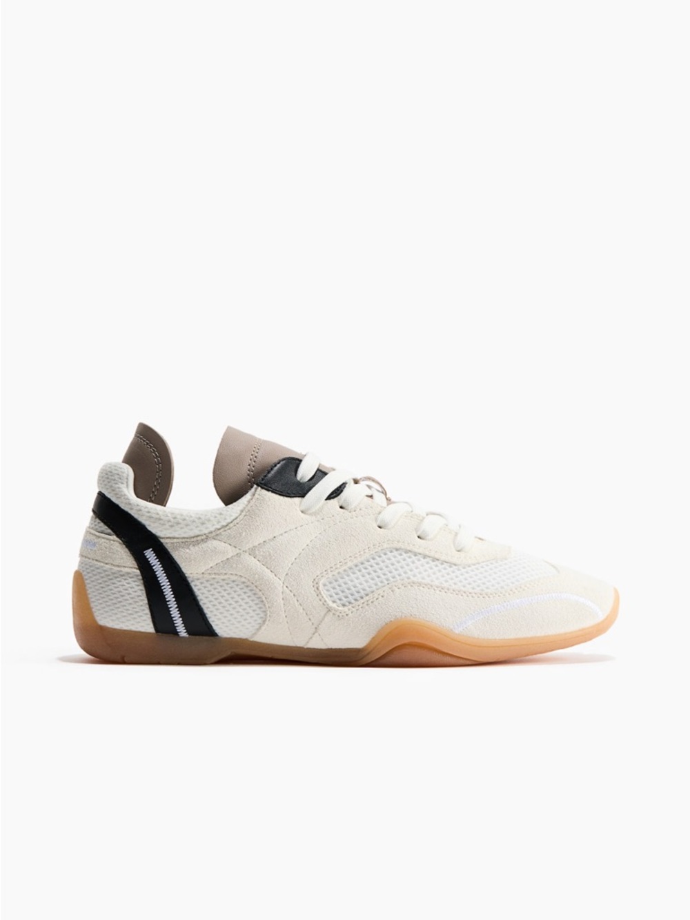 H&M Studio Cream & Gum Low-Profile Sneaker Size 7